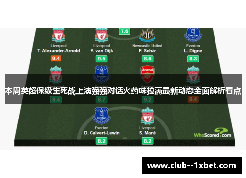 本周英超保级生死战上演强强对话火药味拉满最新动态全面解析看点